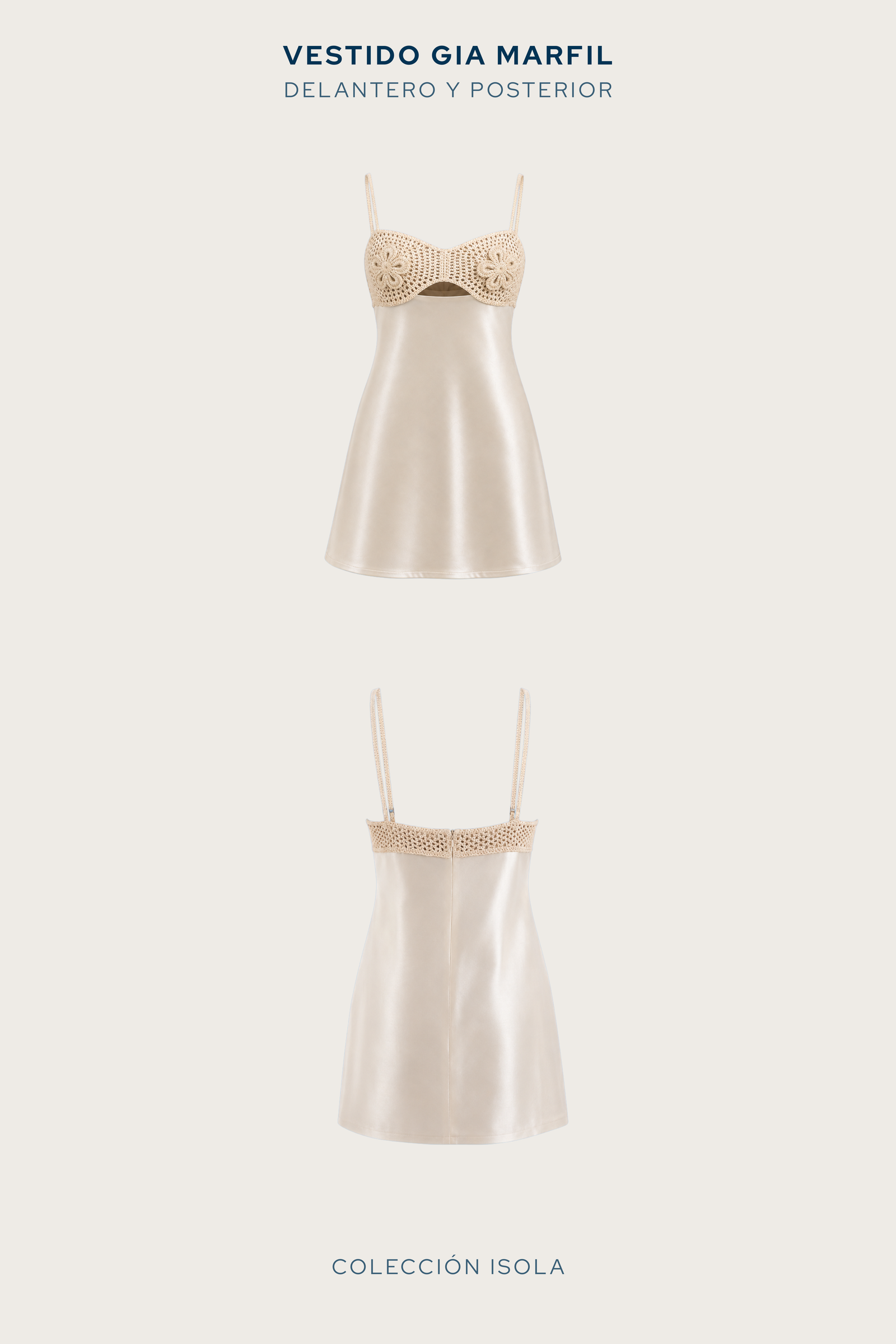 Vestido Gia Marfil